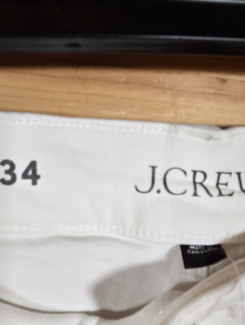 J. Crew Womens '03 Kickout Crop Jeans Size 34 White Denim High Rise Stretch NWT - Picture 3 of 8